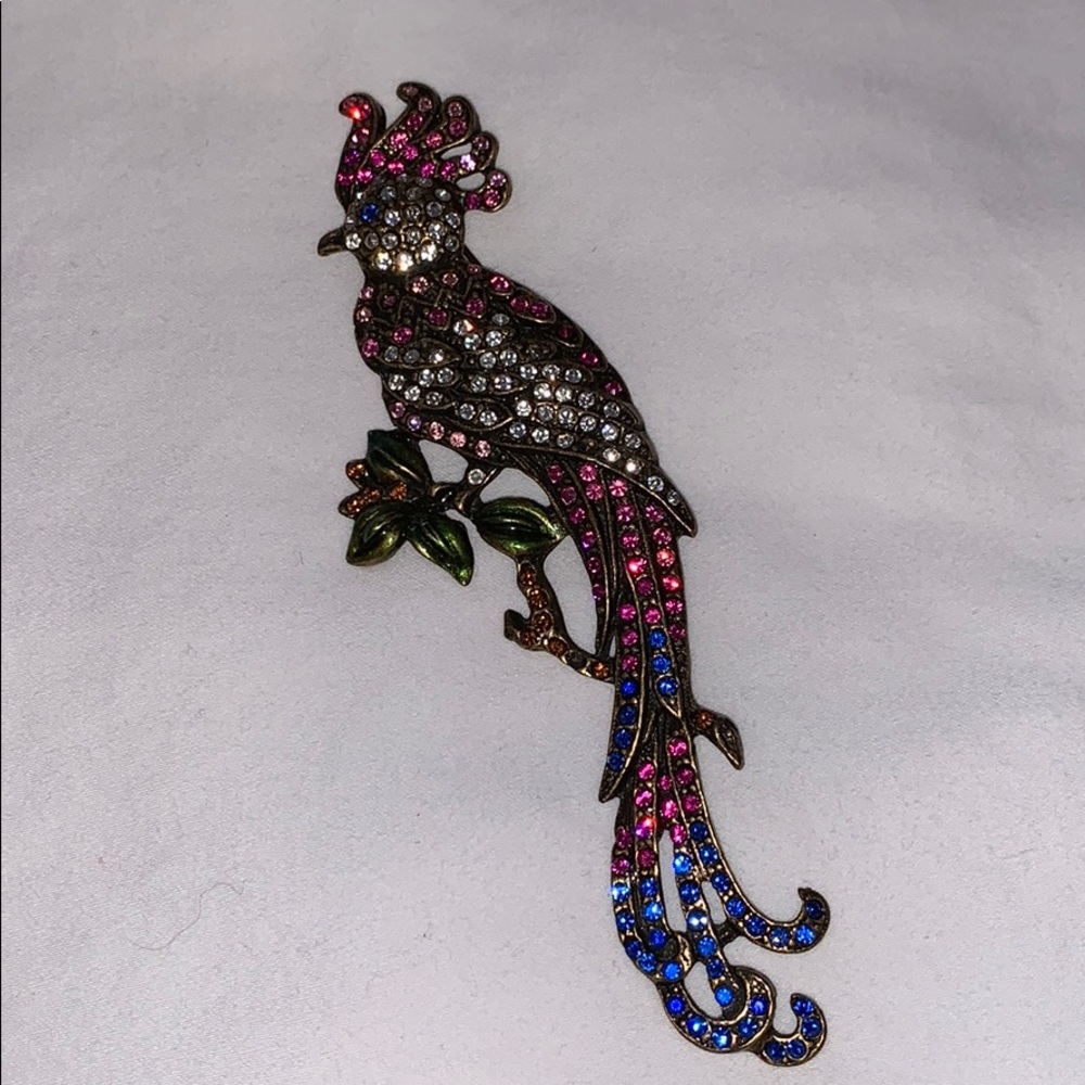 Stunning “Sweet Romance” costume jewelry pin